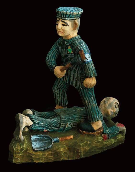 Holzschnitzerei 'Der Kapo'